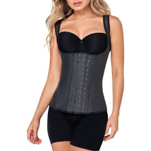 Load image into Gallery viewer, 2027 Vest Faja Waist Girdle Latex Vest 3 Hook Nude Reduce Waist
